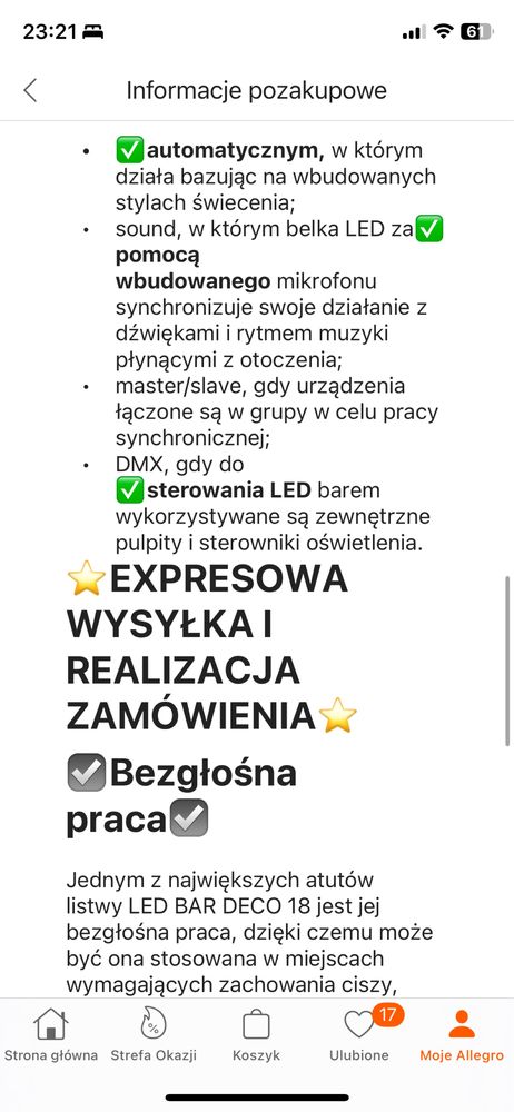 led bar listwa świetlna dekoracyjna LIGHT4ME LED BAR DECO 18