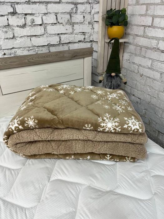 Ковдра фліс хутро 150х210см 200х210см