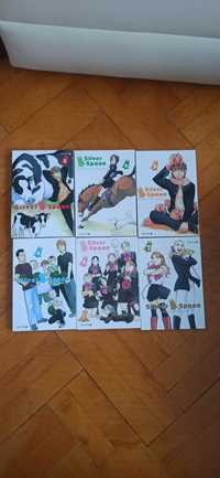 Manga Silver Spoon Tomy 1-5 i Tom 7 Hiromu Arakawa Waneko
