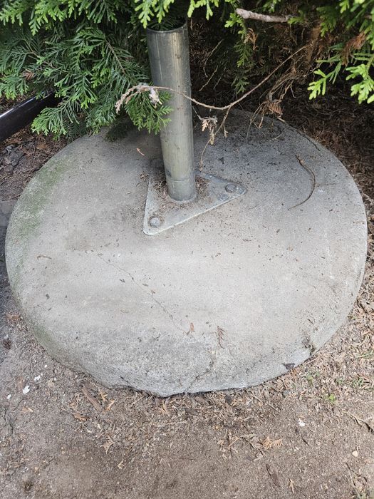 Stojak na parasol betonowy