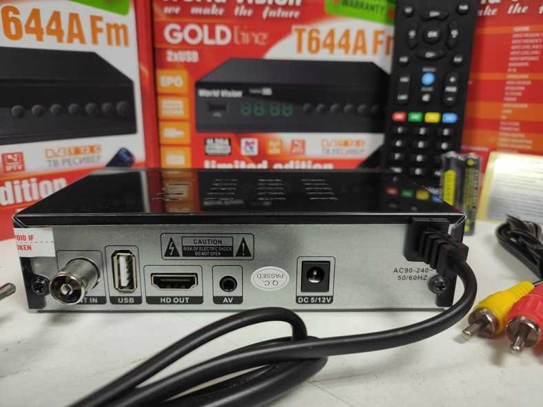 Приставка Т2 Приемник Т2 Тюнер Т2 WV T644A FM DVB-T2/C YouTube IPTV