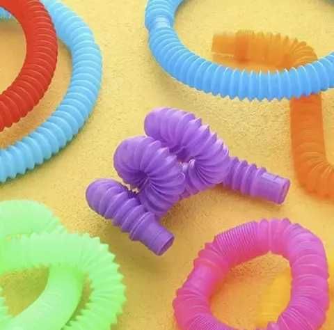 Rurki Sensoryczne Rury Tuby Pop Tube Zestaw 20 sztuk