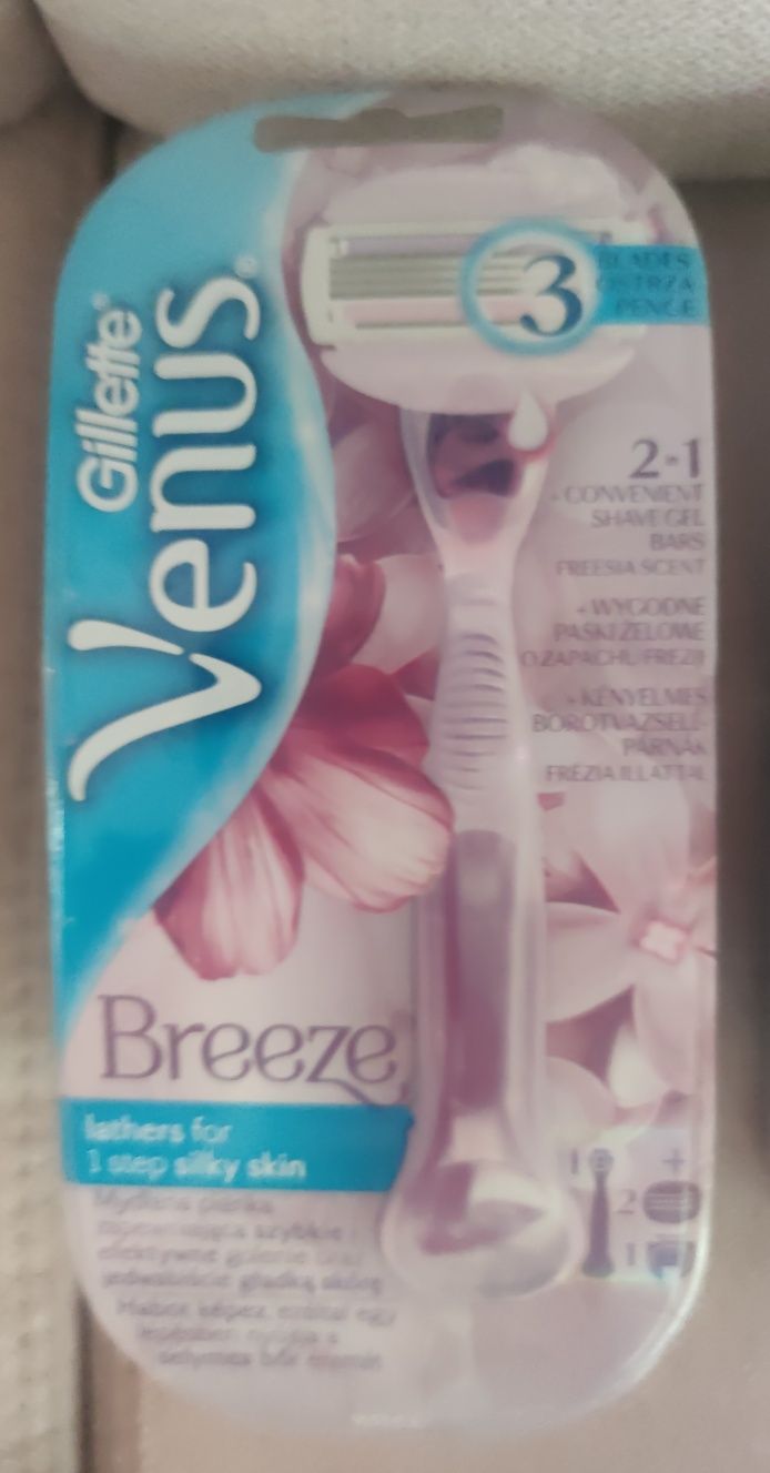 Golarka Gillette Venus Comfort glide Breeze różowa