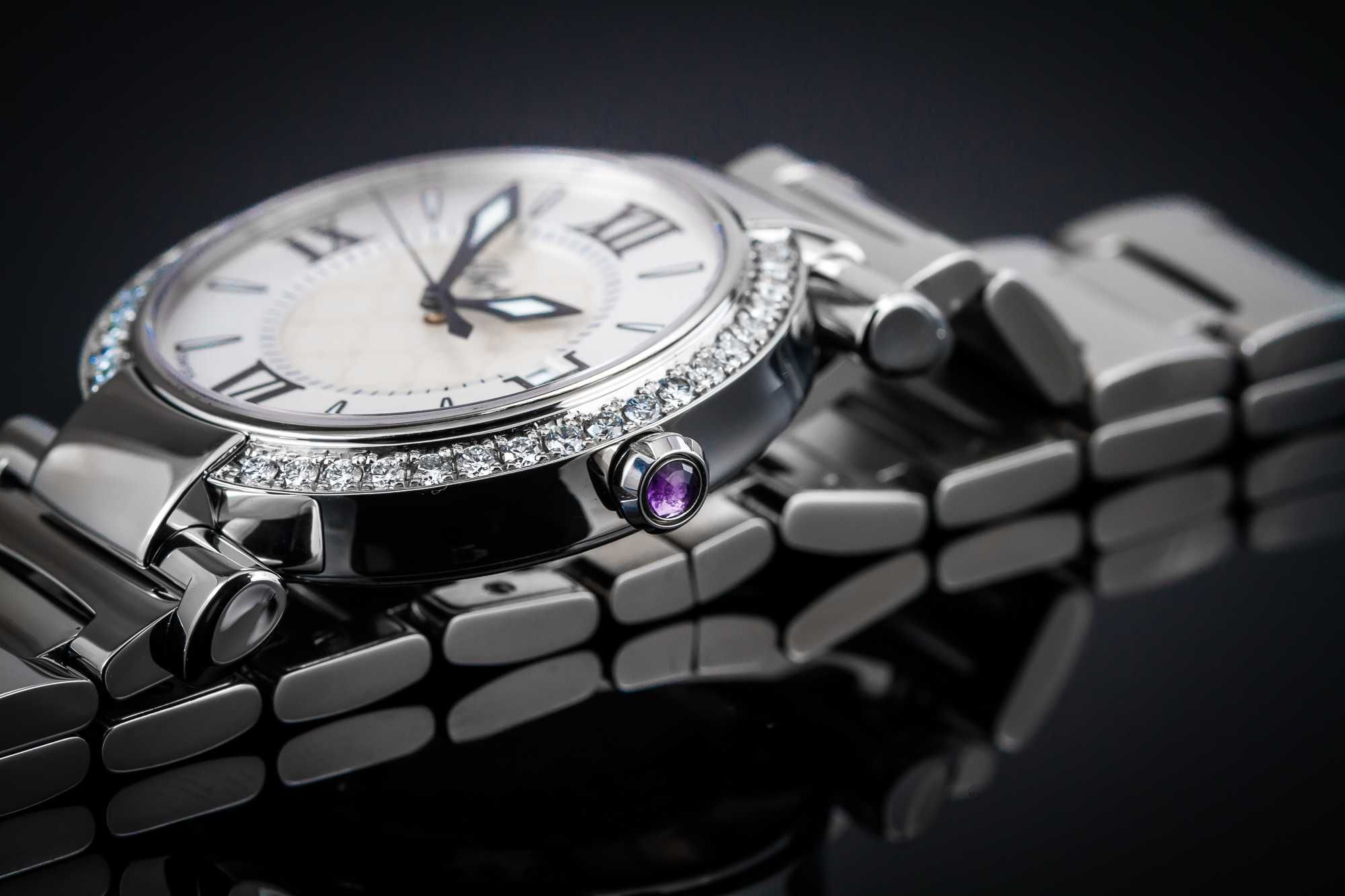 Zegarek Chopard Imperiale 36 z brylantami. Stal szlachetna