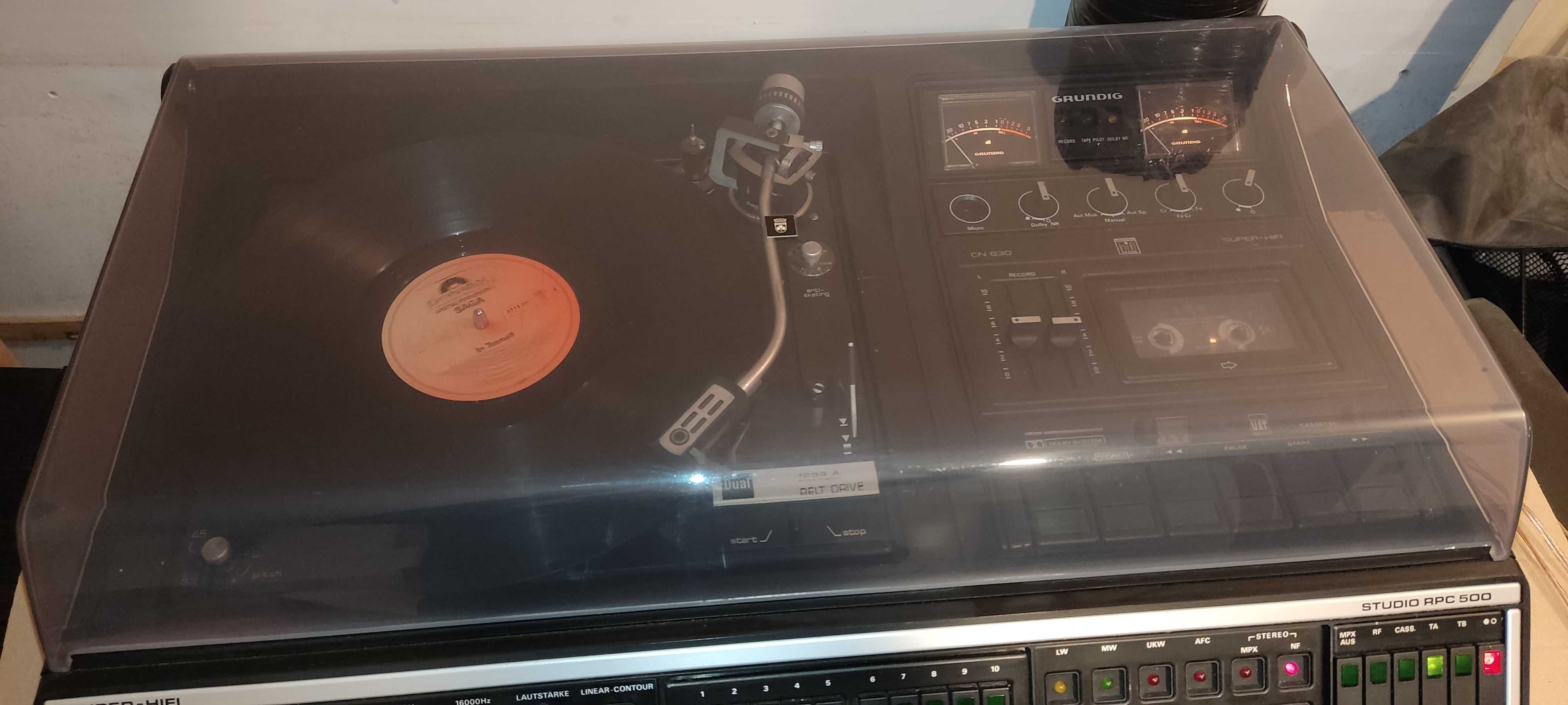 Gramofon GRUNDIG HiFi Studio RPC 500 Dual 1239A Combo