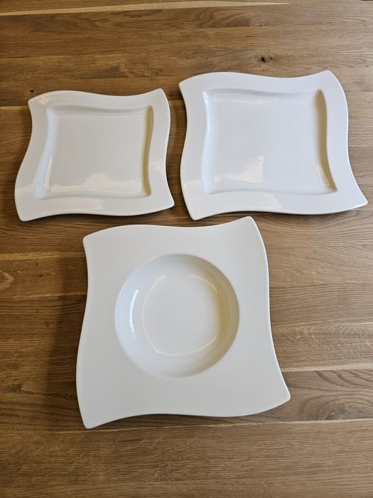 Komplet talerzy Villleroy&Boch, seria New Wave, 18 elementów