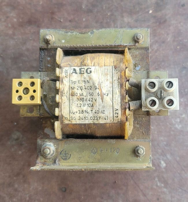 Трансформатор AEG 380/42V