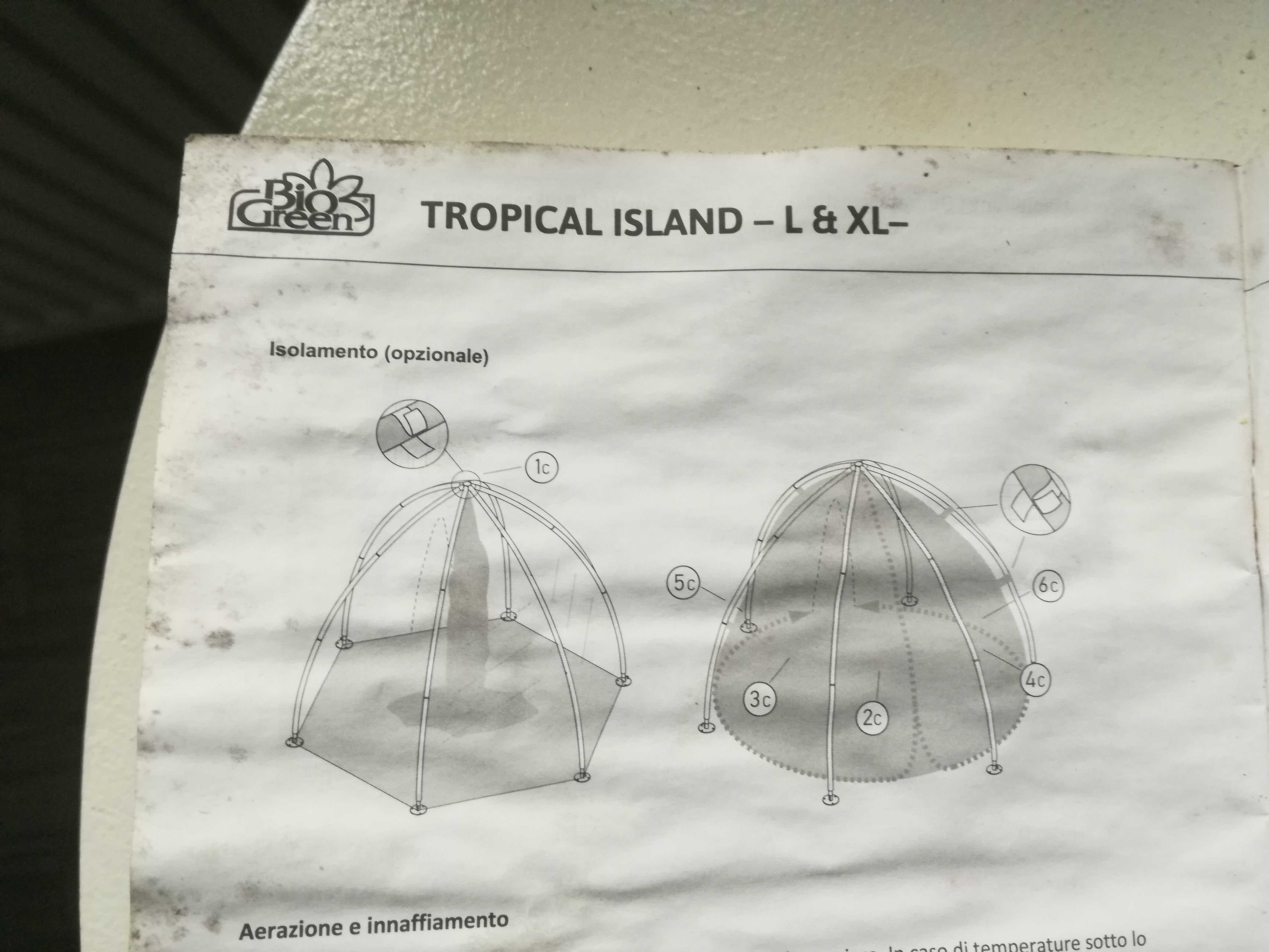 Szklarnia  plastikowa  „TROPICAL ISLAND XL”