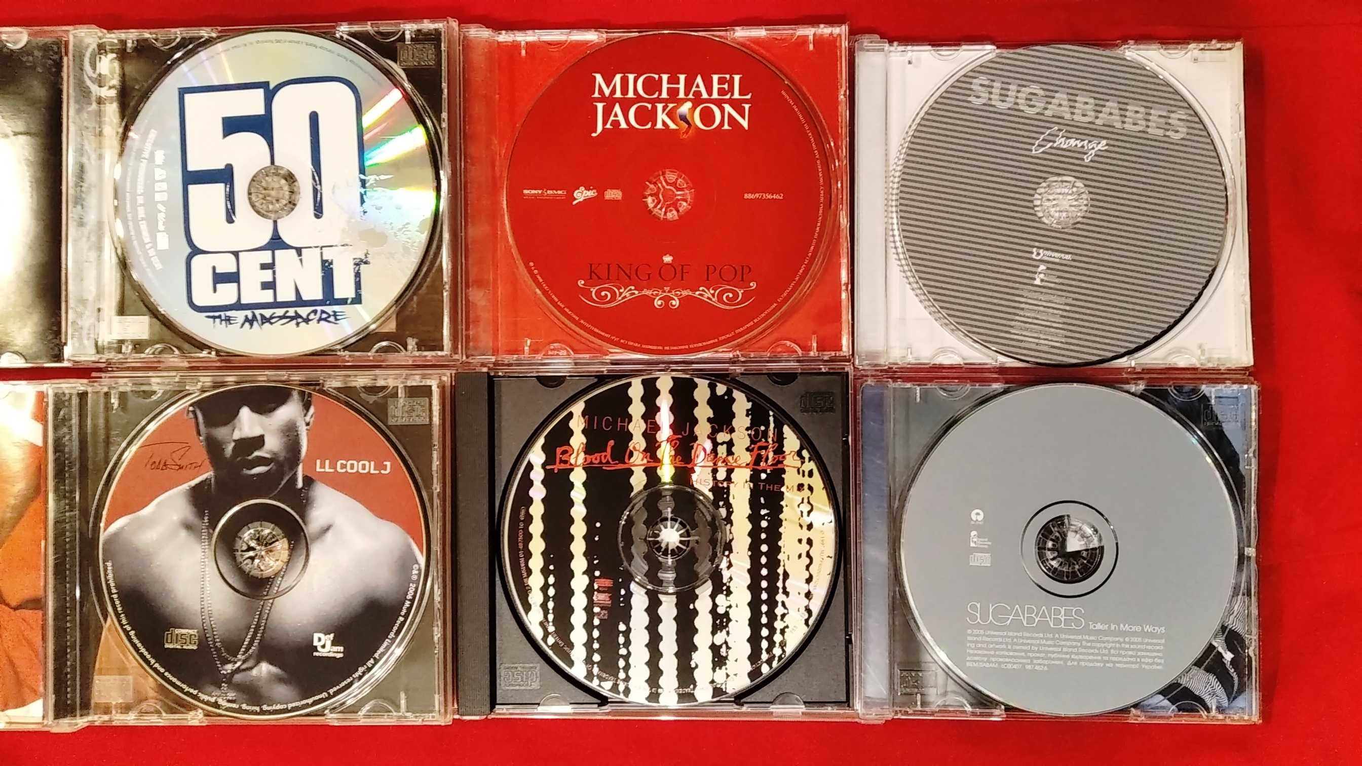 CD - M.Jackson,50 cent, LL Cool J, Suggababes