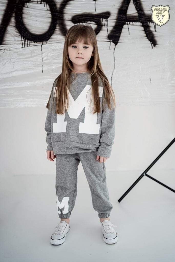 Dres Szary M Kids by Voga Italia r. 110-128 WYPRZEDAŻ