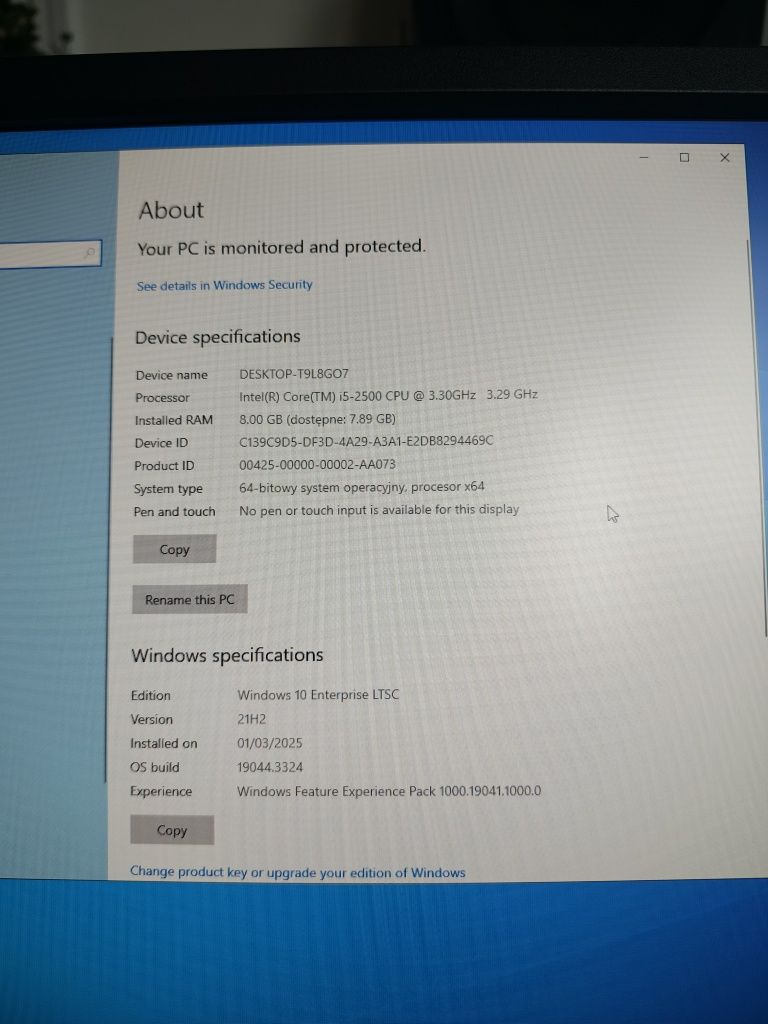Komputer Stacjonarny Gamingowy 24' Intel core i5 pełny zestaw