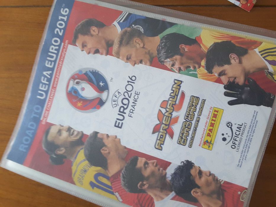 Karty piłkarskie uefa euro 2016 france