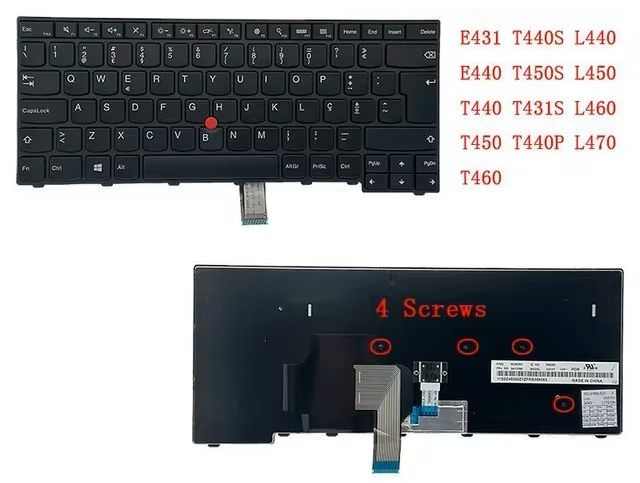 Teclado lenovo T440 T440S T440P T450 T460
