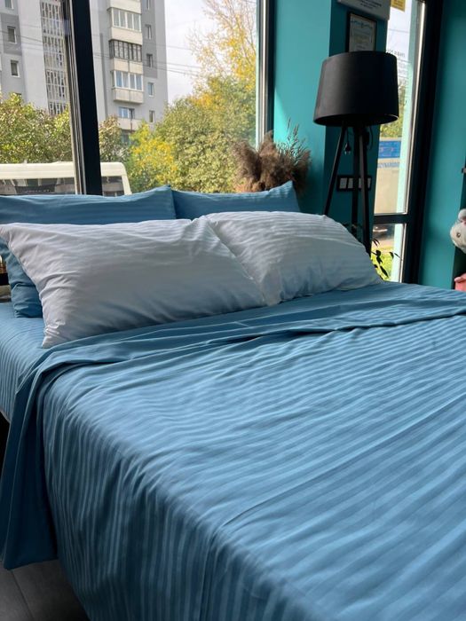 Страйп-сатин  постільна білизна