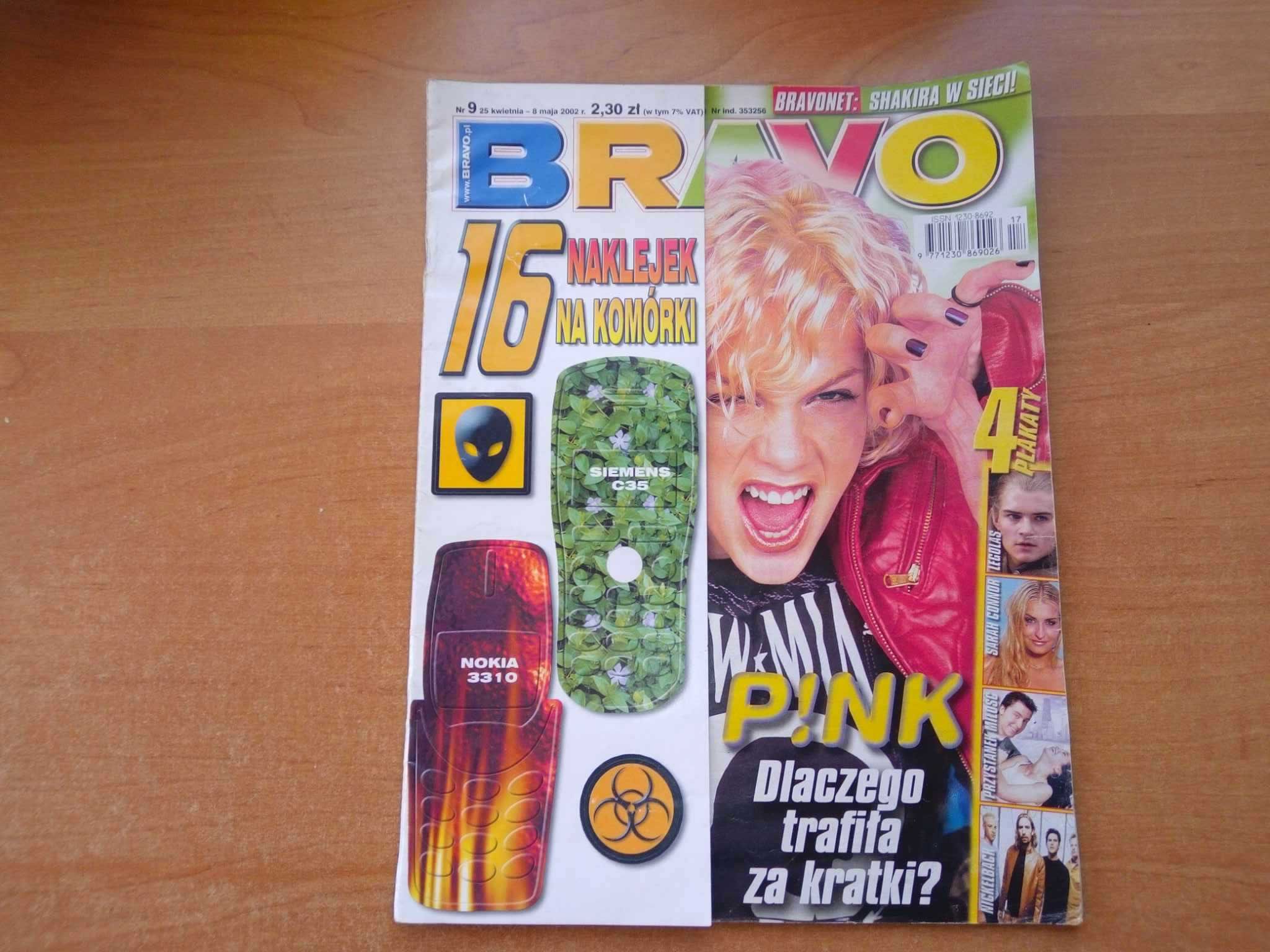 Dwutygodnik Czasopismo Gazeta Bravo nr 9 2002 maj Pink