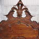 Cama entalhada século XIX