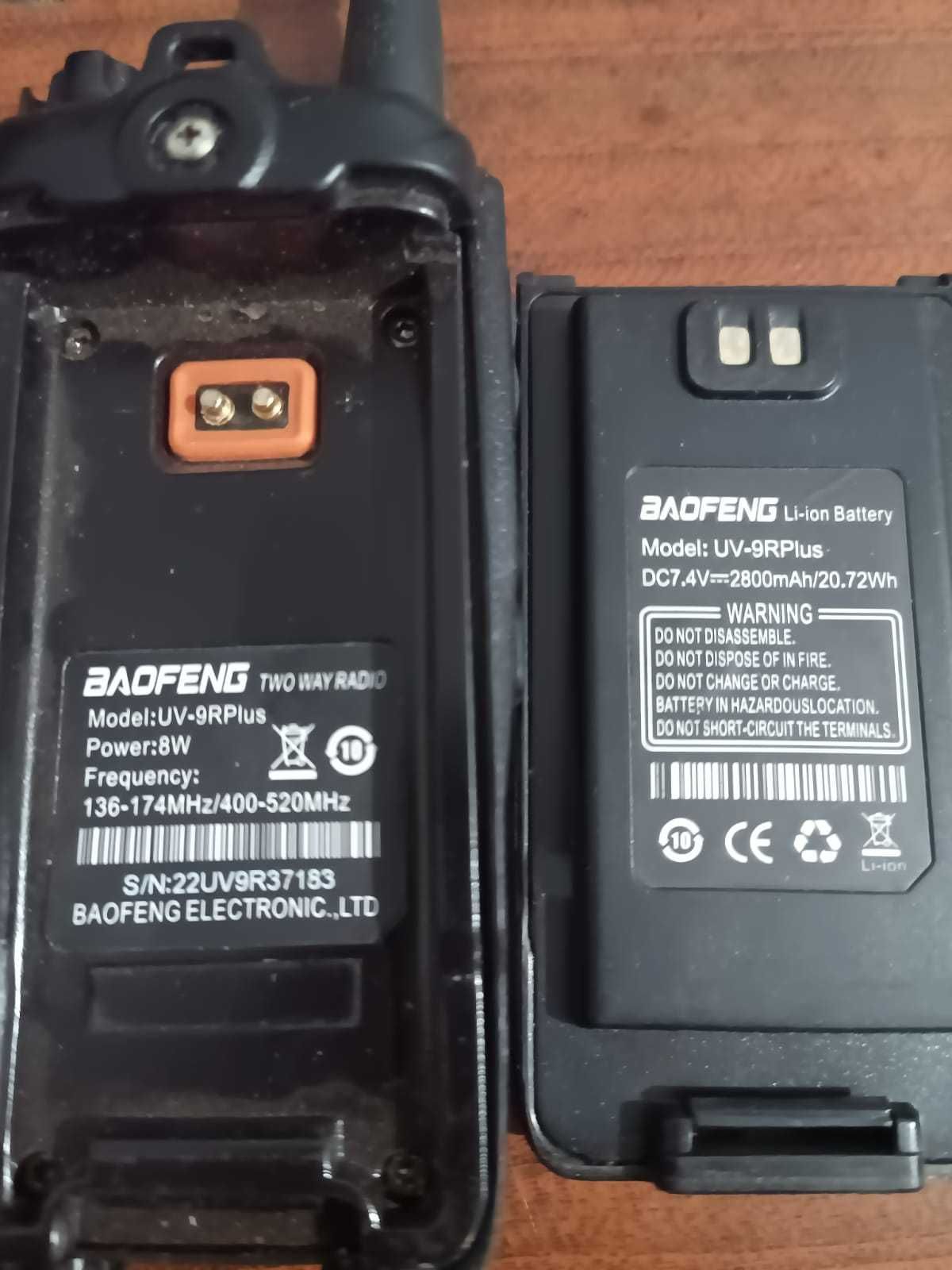 Радіостанції Baofeng UV-82 UP 8W та Радіостанції Baofeng UV-9r (plus)