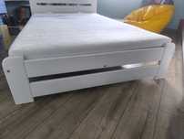 Łóżko 120x200 Ikea materac hevea junior lateksowy biały