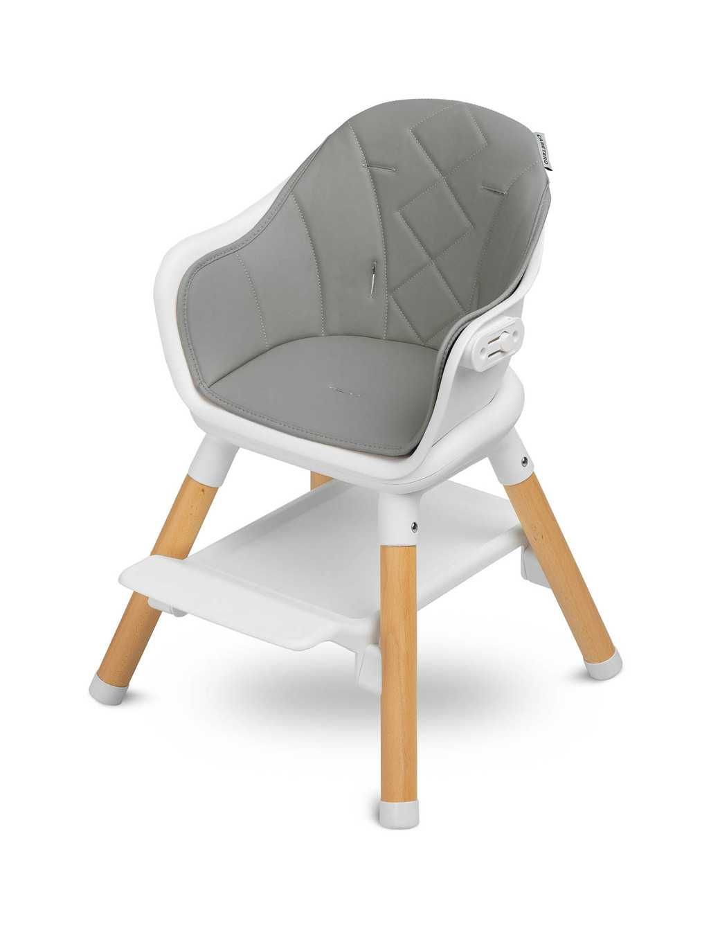 Krzesełko do karmienia Caretero BRAVO Grey krzesło dla dziecka