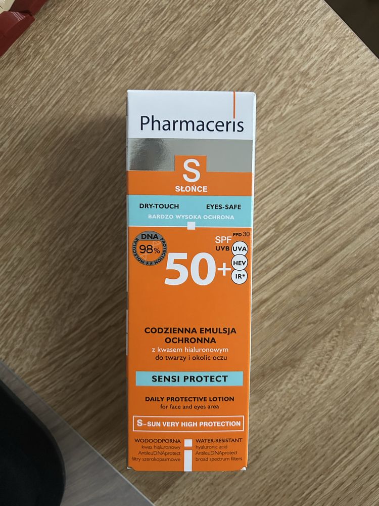 Pharmaceris S codzienna emulsja ochronna SPF 50+ z kwasem hialuronowym