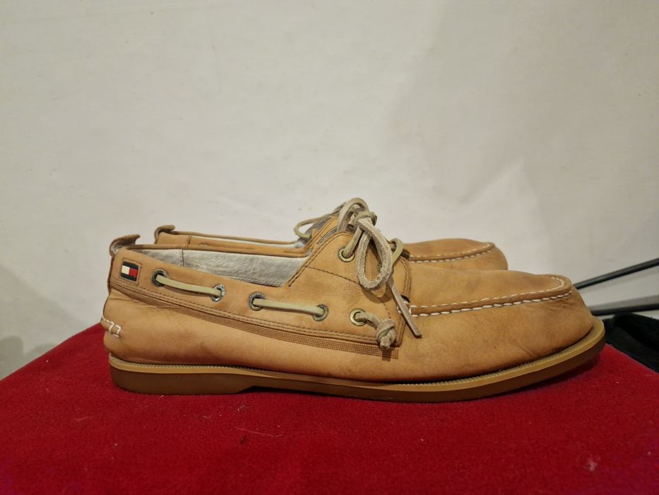 Buty Tommy Hilfiger mokasyny żeglarskie Handmade roz,45,5,46 półbuty