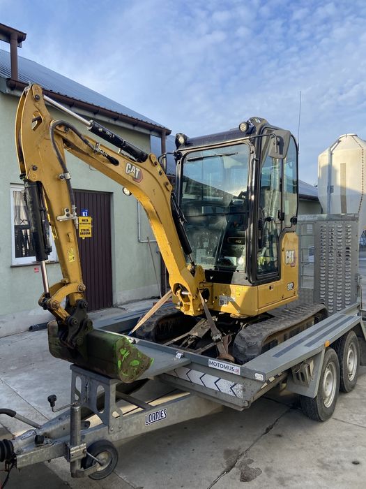 Usługi minikoparką CAT 2.2 T i wywrotką plus wiertnica