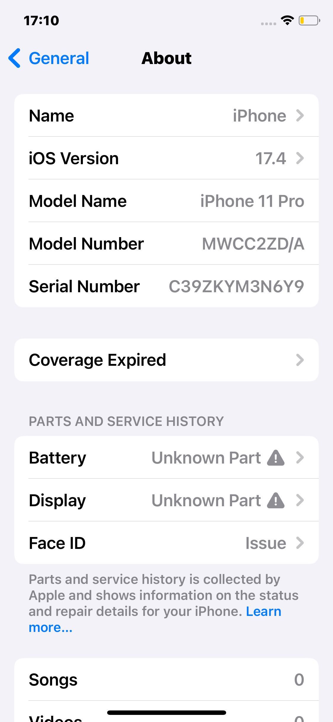 iPhone 11 Pro 256 gb used