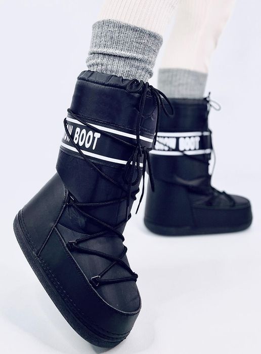 Snow Boots Wysokie Tange Black