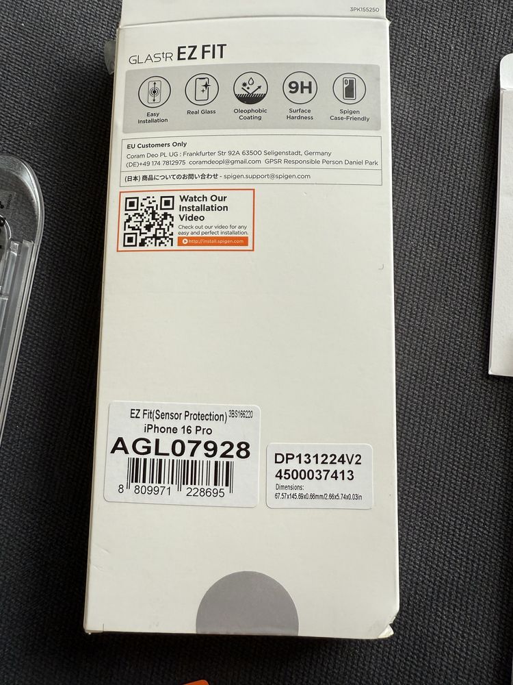 Szkło spigen 16 pro x2