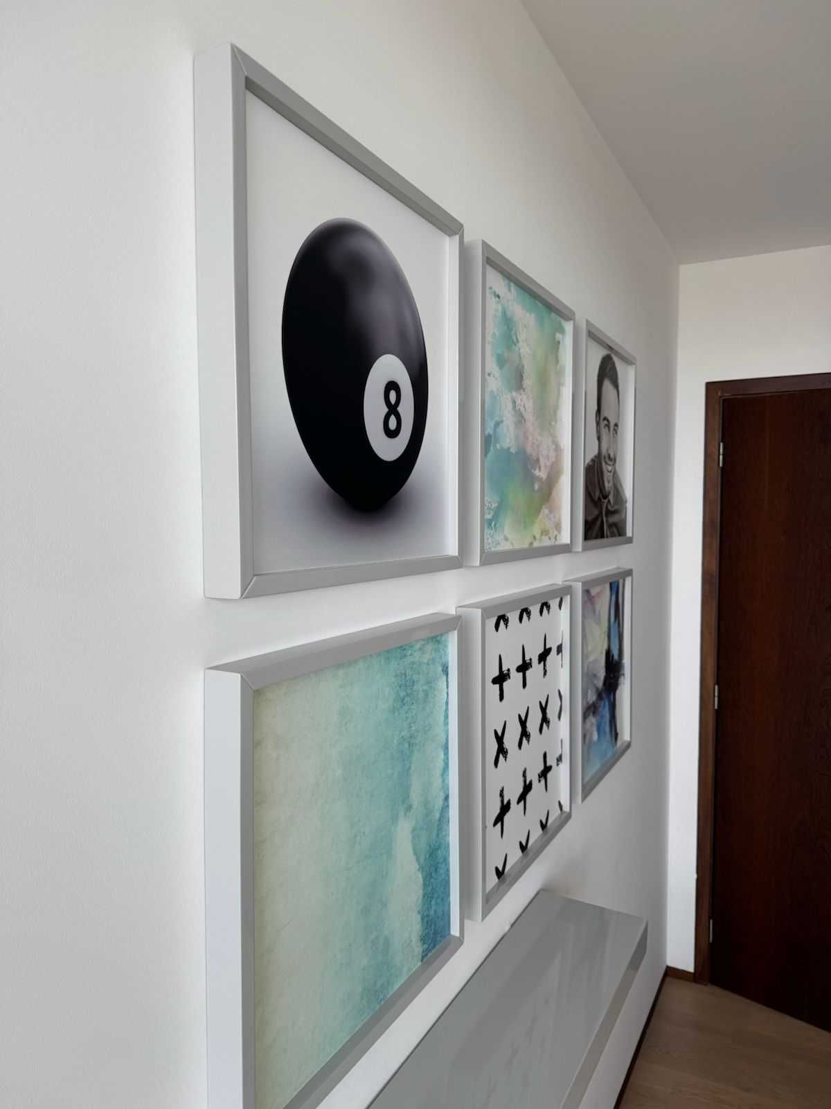 Conjunto de 6 quadros/molduras Interdesign
