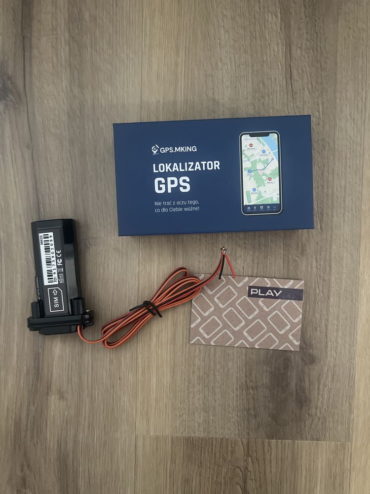 Lokalizator GPS Mking MK02 z karta sim 12 msc