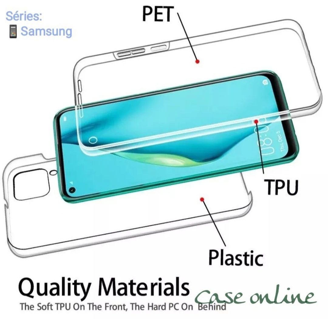 Capa 360 P/ Samsung  A20 / A30 / A55 5G / A72 5G / A20S / S9 / S10e