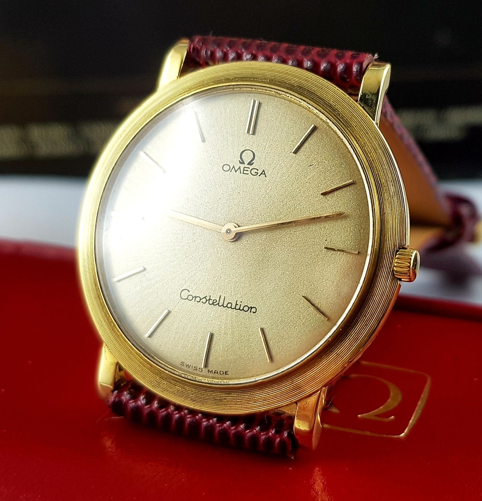 Zegarek meski Omega Constellation 18k mechanizm Patek Vacheron Unikat