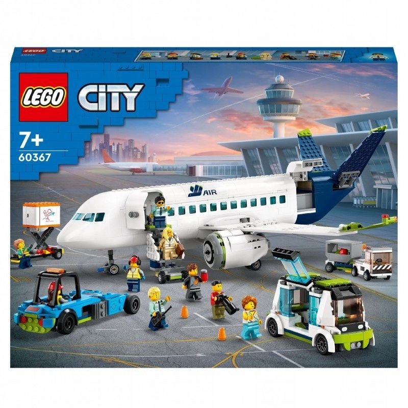 Lego City Samolot pasażerski nr kat 60367 Nowy!