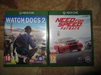 Need for Speed Payback; Watch Dogs 2 (ігри, Xbox One) у гарному стані