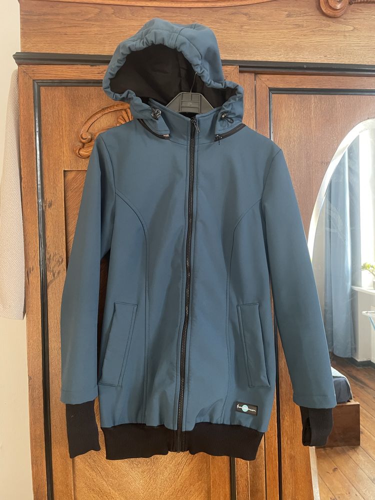 Kurtka softshell 3w1 S dla mamy i dziecka do noszenia dziecka ciążowa