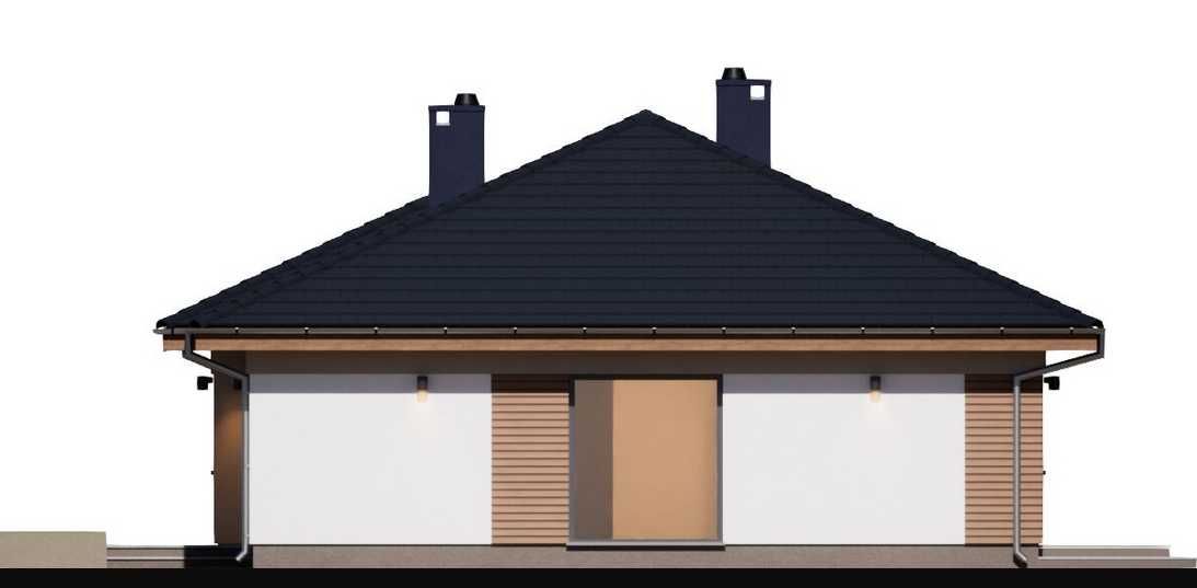 Dom jednorodzinny parterowy 104,3 m2  Grzmucin, Gózd, Nowy Projekt