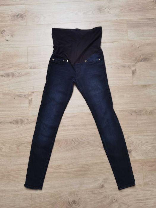 Spodnie jeansowe ciążowe H&M mama 38