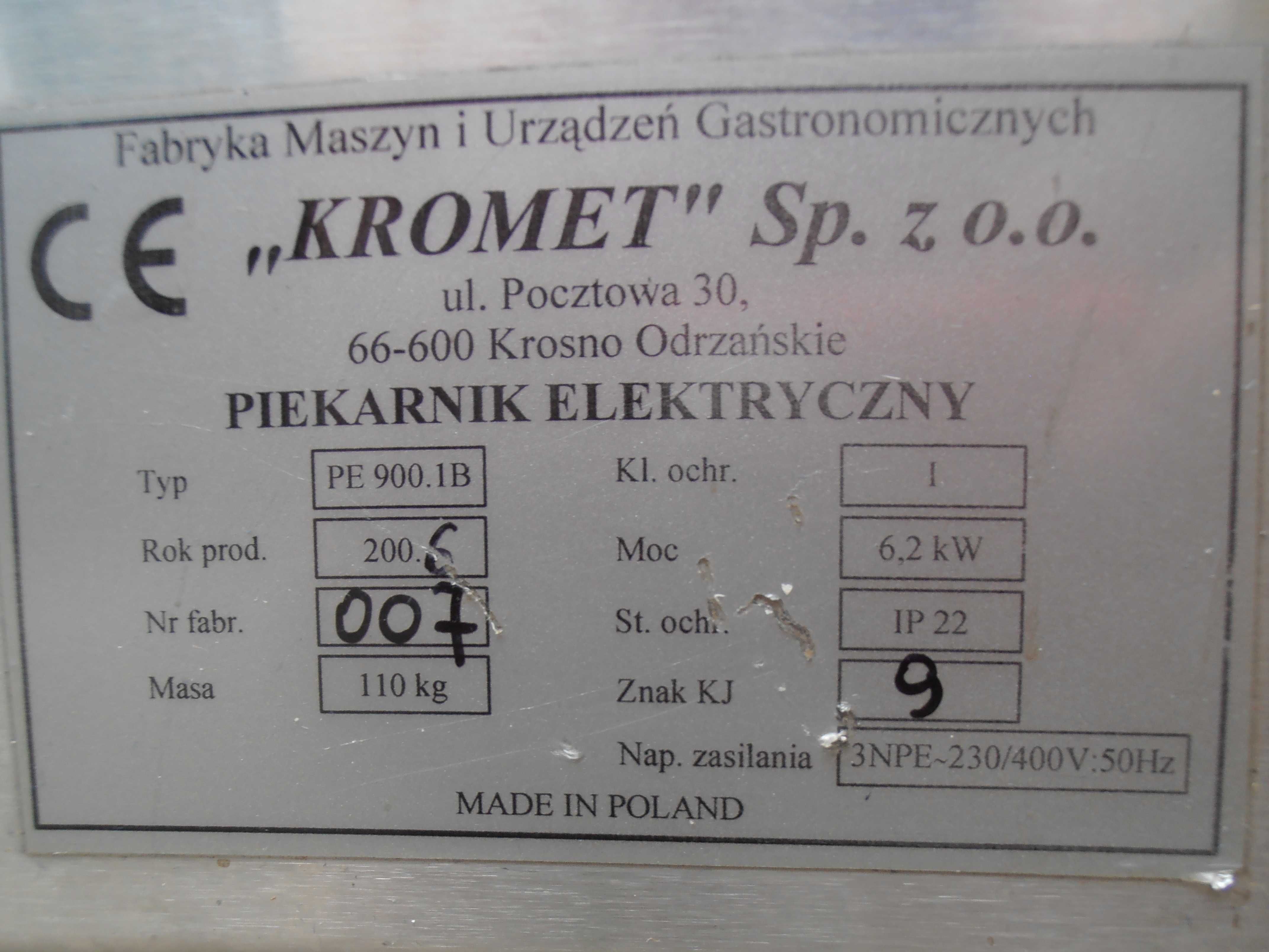 Piekarnik KROMET PE900.1B