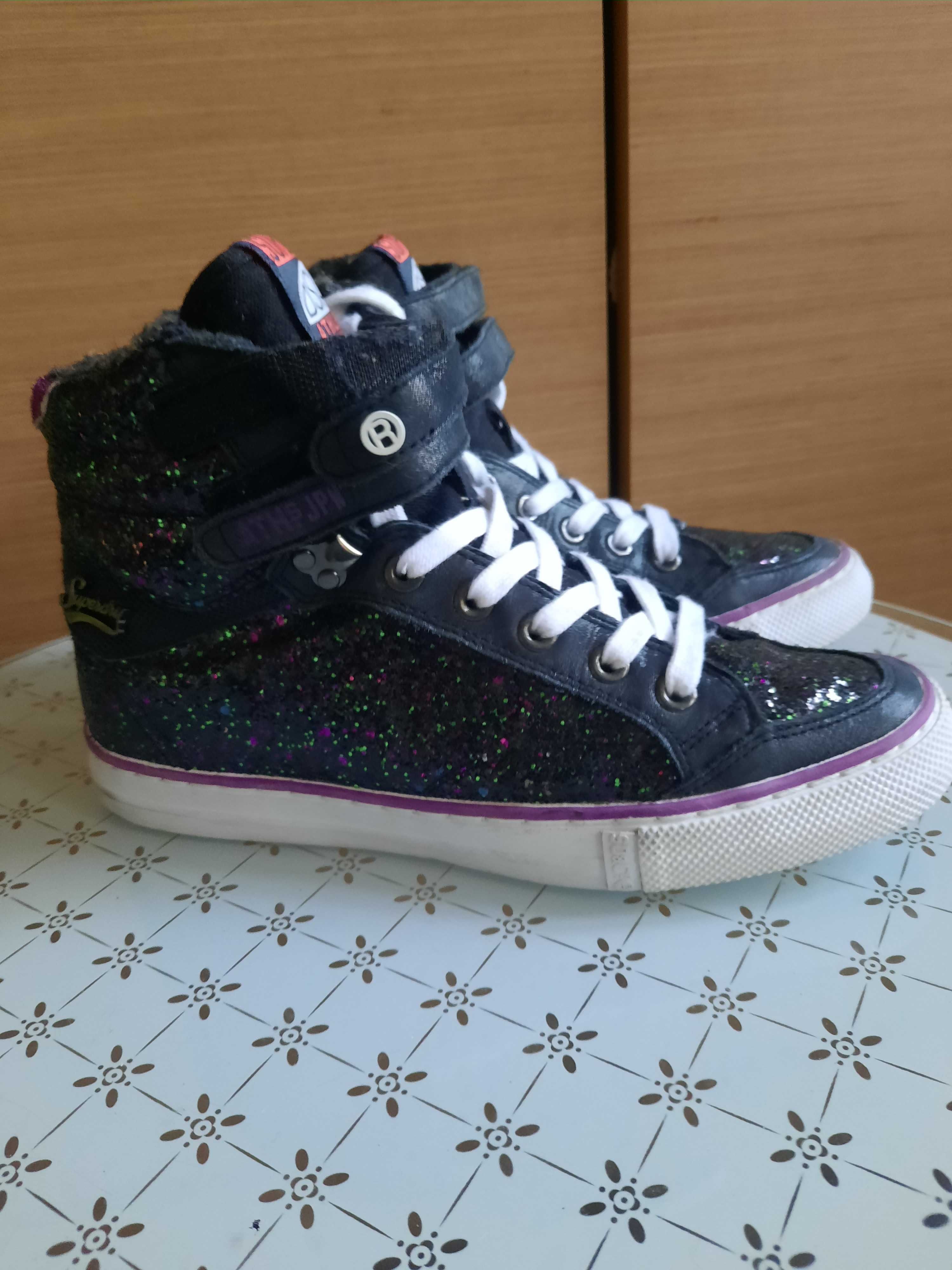 Trampki SUPERDRY, świetne połyskujące oryginalne roz.39