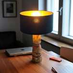 Lampka nocna/stołowa – styl vintage, ręczna robota