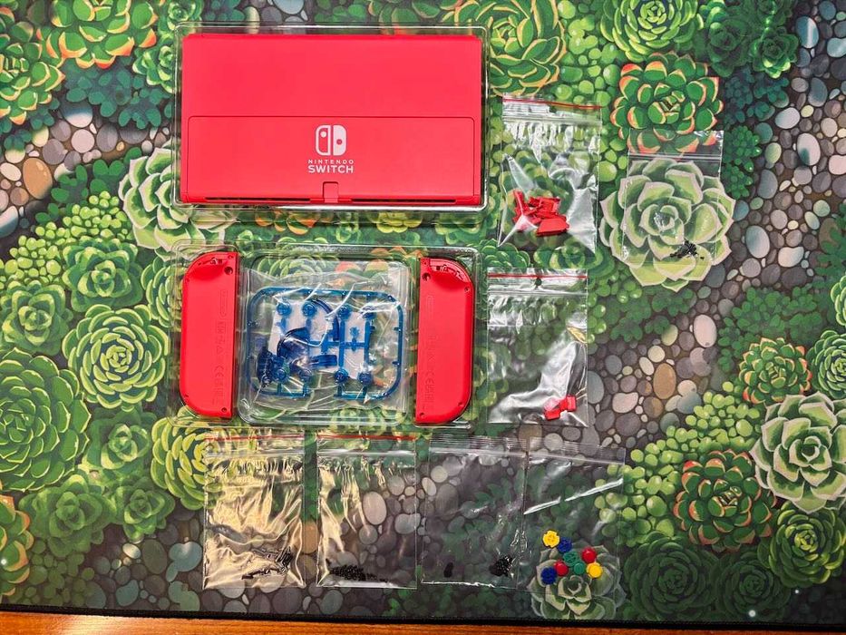 Switch OLED Mario Edition - Unikatowe Mody, Gry, Oryginalne Akcesoria
