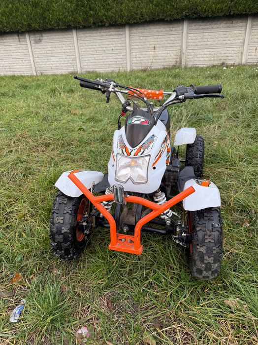 Mini quad 50 cm palony na szarpak i starter