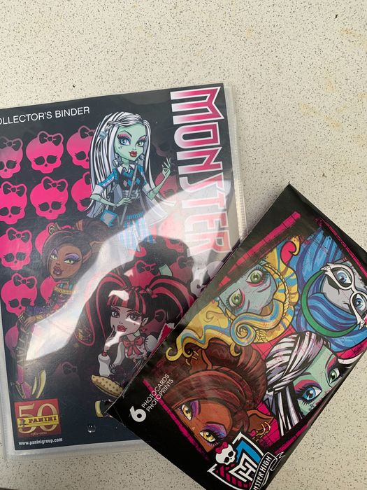 Coleção incompleta Photocards do Mundo de Patty e Monster High