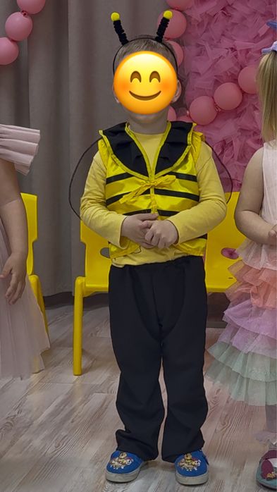 Костюм карнавальний дитячий бджоли джмеля шмеля оси