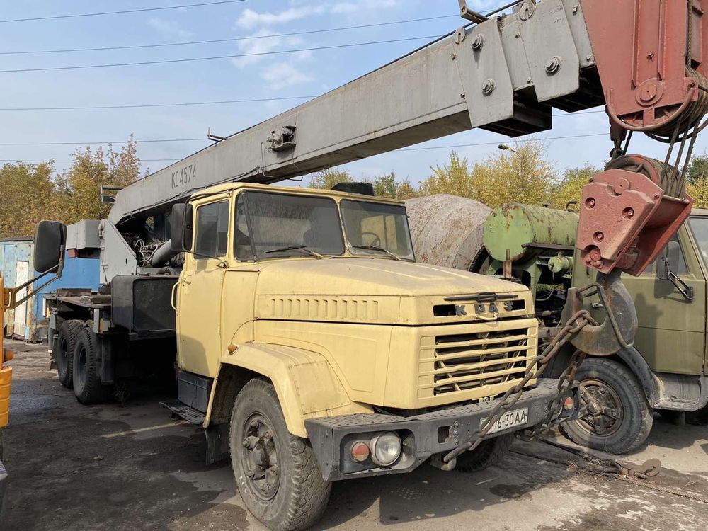 Аренда крана на базе КрАЗ, автокран