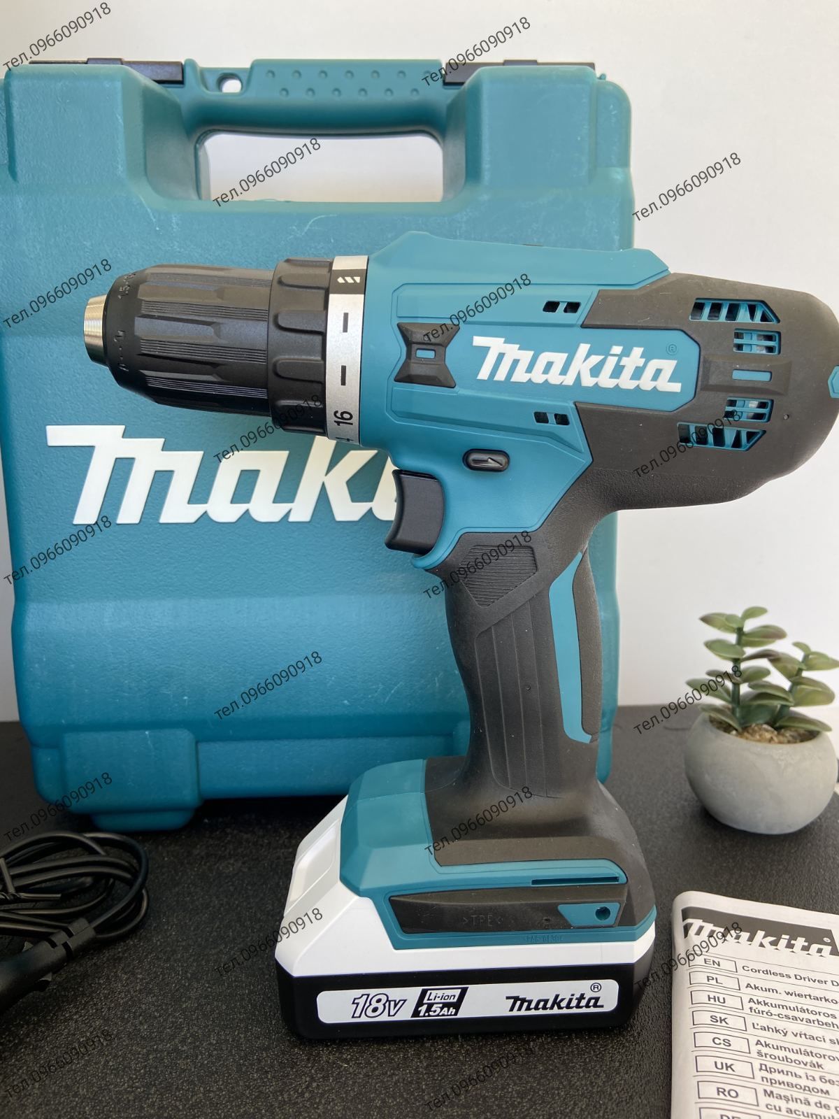 Акумуляторний дриль шуруповерт, шурупокрут, шуруповёрт Makita Оригінал
