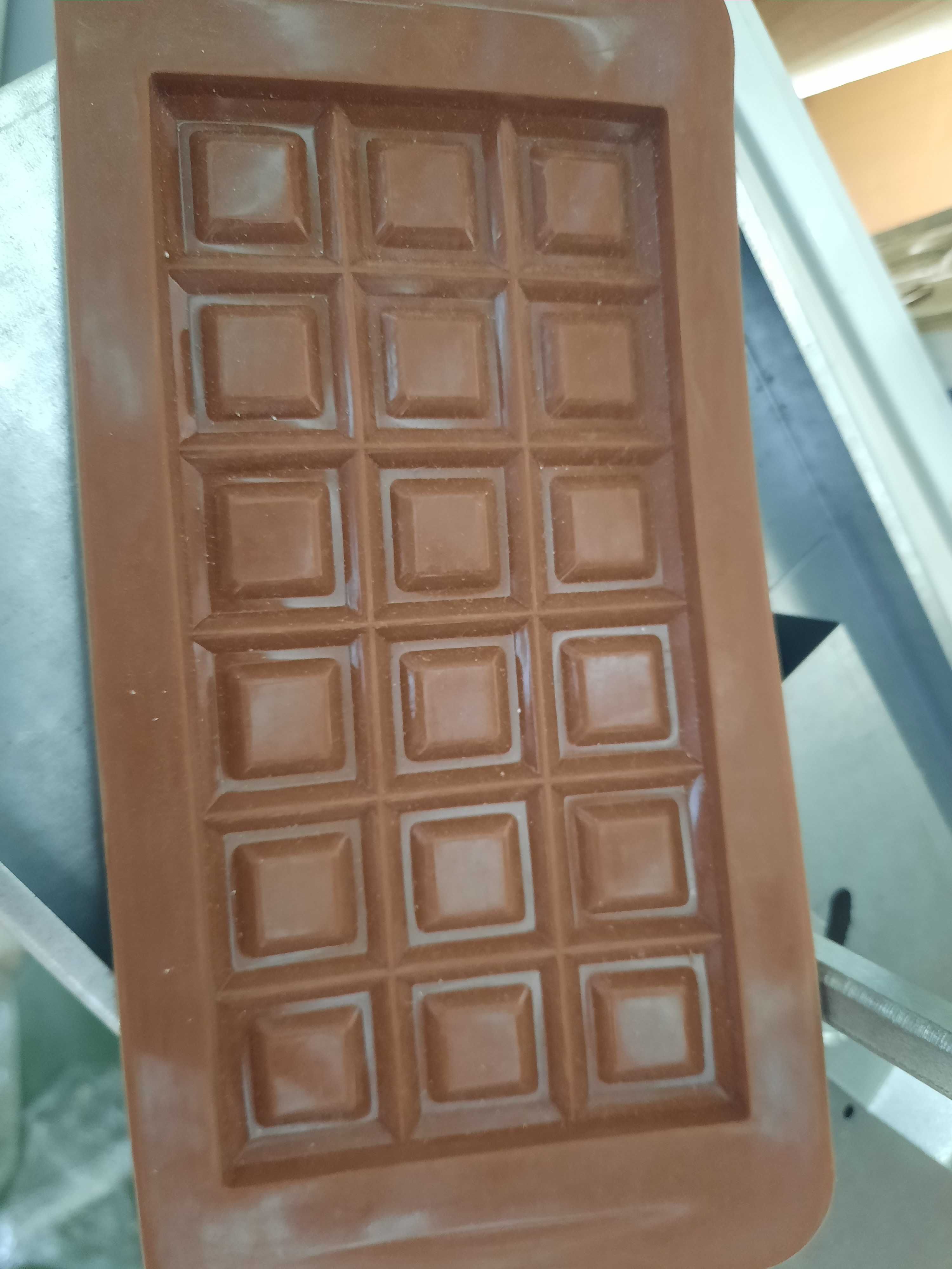 Силіконова форма плитка шоколаду для шоколаду