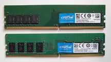 Kit Memória DDR4 2400MHz (2x4Gb) 8Gb Crucial