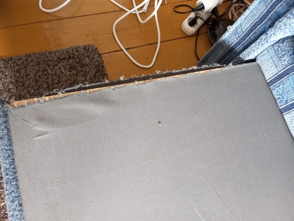 Tapczan/łóżko 150x200 niebieskie